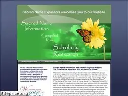 Sites similar to sacred-name.info