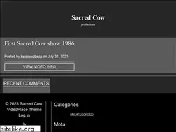 Sites similar to sacredcow.com