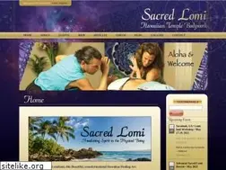 Sites similar to sacredlomi.com