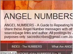 Sites similar to sacredscribesangelnumbers.blogspot.com
