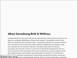 Sites similar to sacredsongdoula.com