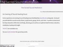 Sites similar to sacredsoundmeditation.com