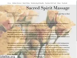 Sites similar to sacredspiritmassage.com