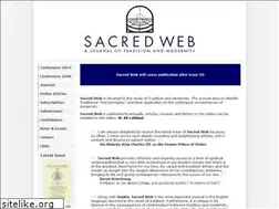 Sites similar to sacredweb.com
