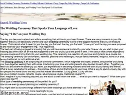 Sites similar to sacredweddingvows.com