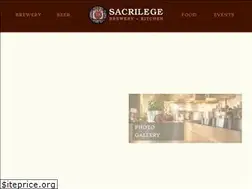 Sites similar to sacrilegebrewing.com