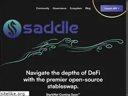 Sites similar to saddle.finance