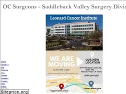 Sites similar to saddlebackvalleysurgery.com