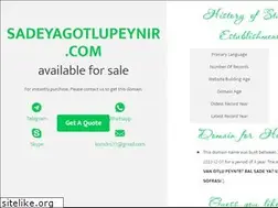 Sites similar to sadeyagotlupeynir.com