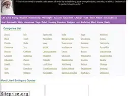 Sites similar to sadhgurujvquotes.com