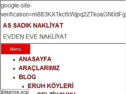 Sites similar to sadiknakliyat.com