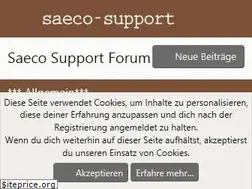 Sites similar to saeco-support-forum.de