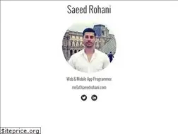 Sites similar to saeedrohani.com