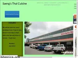 Sites similar to saengsthaicuisinekailua.com