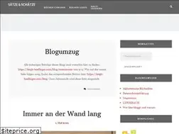 Sites similar to saetzeundschaetze.com