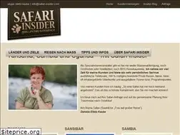 Sites similar to safari-insider.com