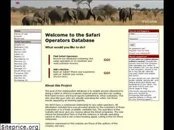 Sites similar to safari-operators.info
