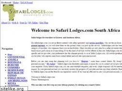 Sites similar to safarilodges.com
