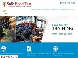 Sites similar to safefoodtest.com