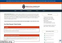 Sites similar to safefootballtickets.com
