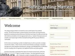 Sites similar to safeguardingmatters.co.uk