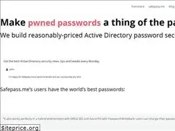 Sites similar to safepass.me