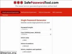 Sites similar to safepasswordtool.com