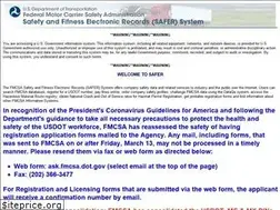 Sites similar to safer.fmcsa.dot.gov