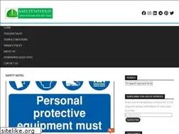 Sites similar to safetynotes.in