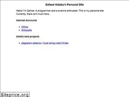 Sites similar to safwat.xyz