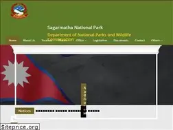 Sites similar to sagarmathanationalpark.gov.np