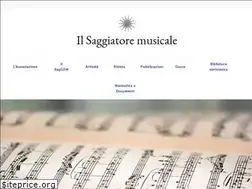 Sites similar to saggiatoremusicale.it