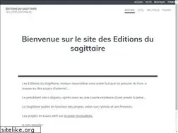 Sites similar to sagittaire-editions.fr