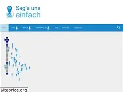 Sites similar to sagsunseinfach.de