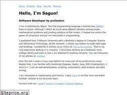 Sites similar to sagunshrestha.com