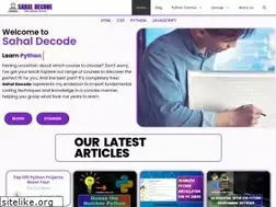 Sites similar to sahaldecode.com