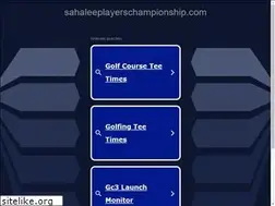 Sites similar to sahaleeplayerschampionship.com