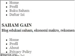 Sites similar to sahamgain.com