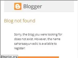 Sites similar to saharaaayurvadic.blogspot.in