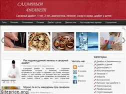 Sites similar to saharny-diabet.ru