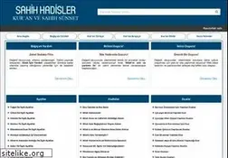 Sites similar to sahihhadisler.com