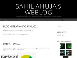 Sites similar to sahilahuja.wordpress.com