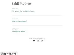 Sites similar to sahilm.com