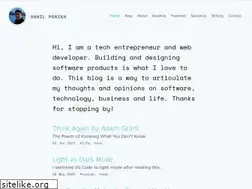 Sites similar to sahilparikh.dev