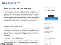Sites similar to sai-baba.in