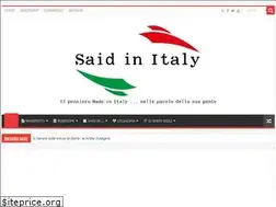 Sites similar to saidinitaly.it