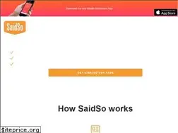 Sites similar to saidso.co.uk