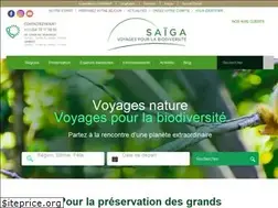 Sites similar to saiga-voyage-nature.fr
