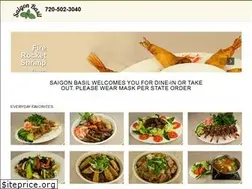 Sites similar to saigonbasilrestaurant.com