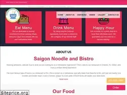 Sites similar to saigonnoodleandbistro.com